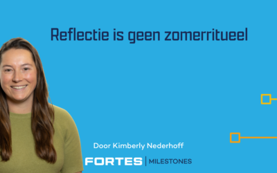 Reflectie is geen zomerritueel